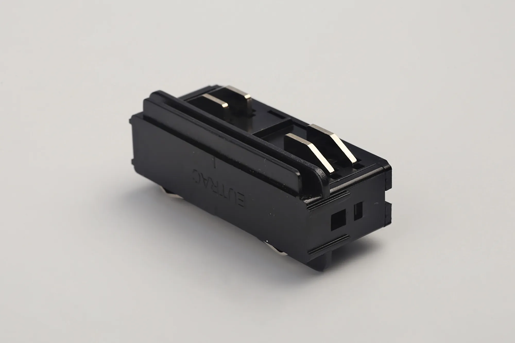 Electrical Straight Coupler 3 Circuit Surface Mounted Track 555 1 1206 2  Eutrac 3 Circuit Surface-Black